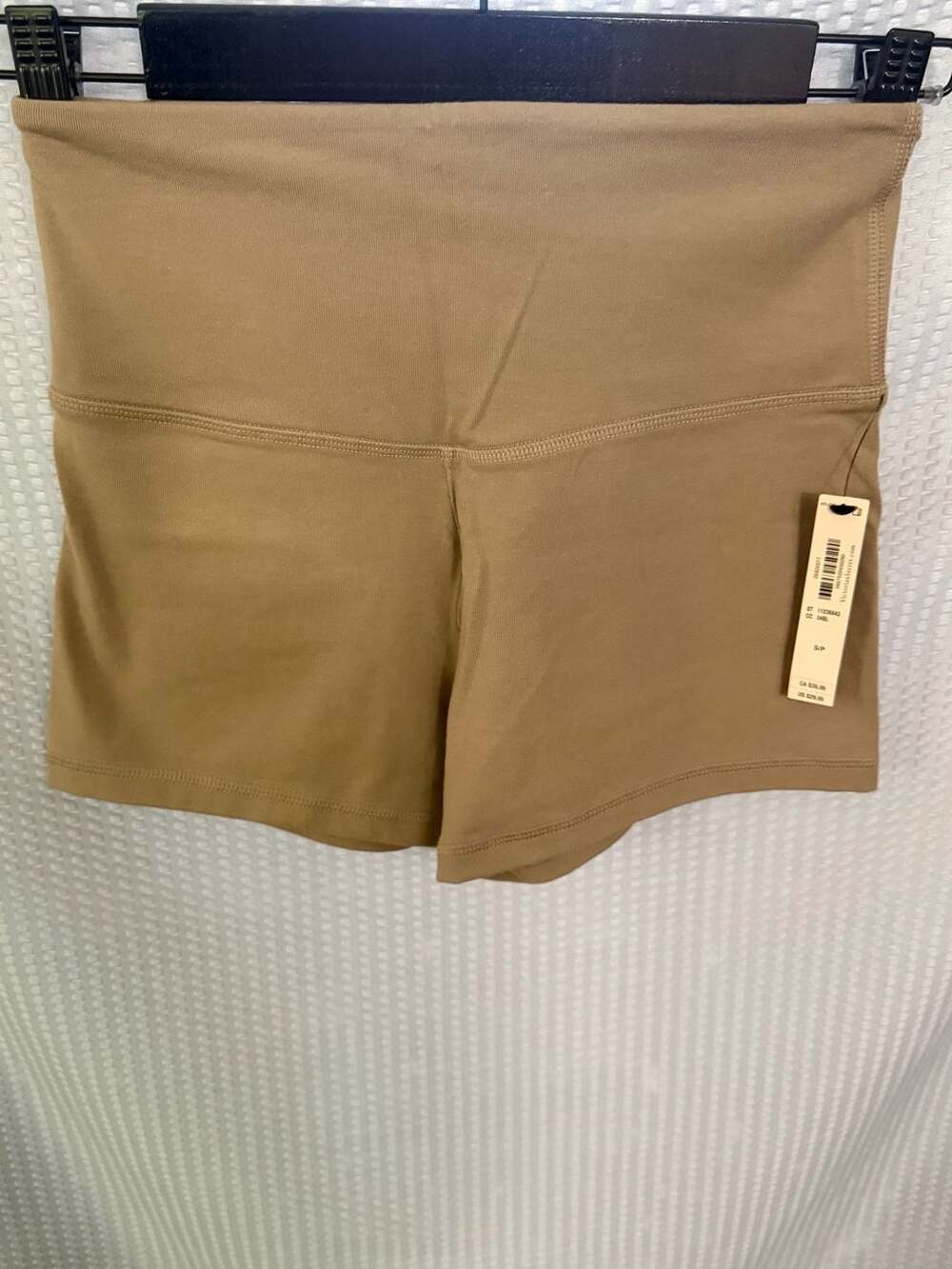 Victoria's Secret High-Rise Cotton Shortie Shorts Tan Size S